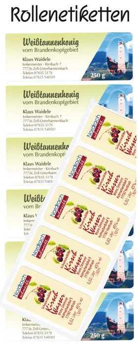 Rollenetiketten